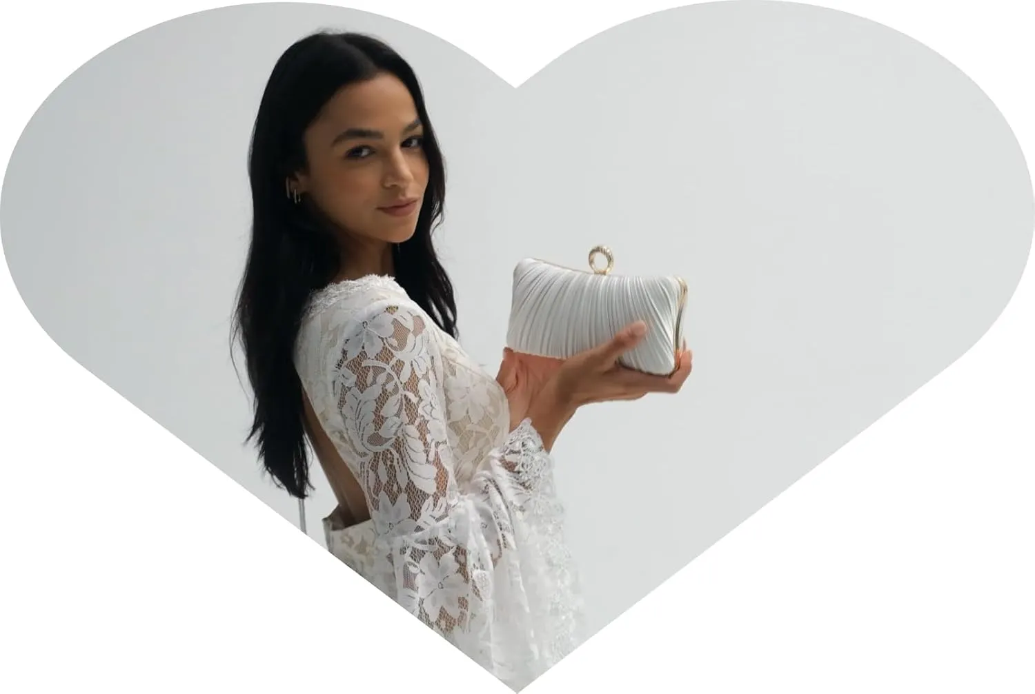 Fashion Women's Evening Bags, Artificial Silk Luxury Handbags with Chain Stylish Purses for Wedding Party