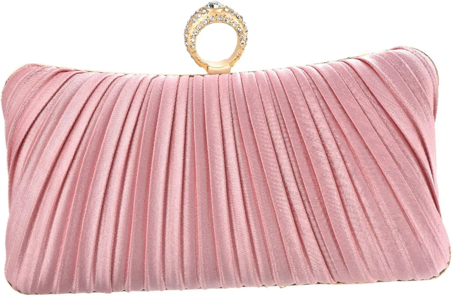 Fashion Women's Evening Bags, Artificial Silk Luxury Handbags with Chain Stylish Purses for Wedding Party
