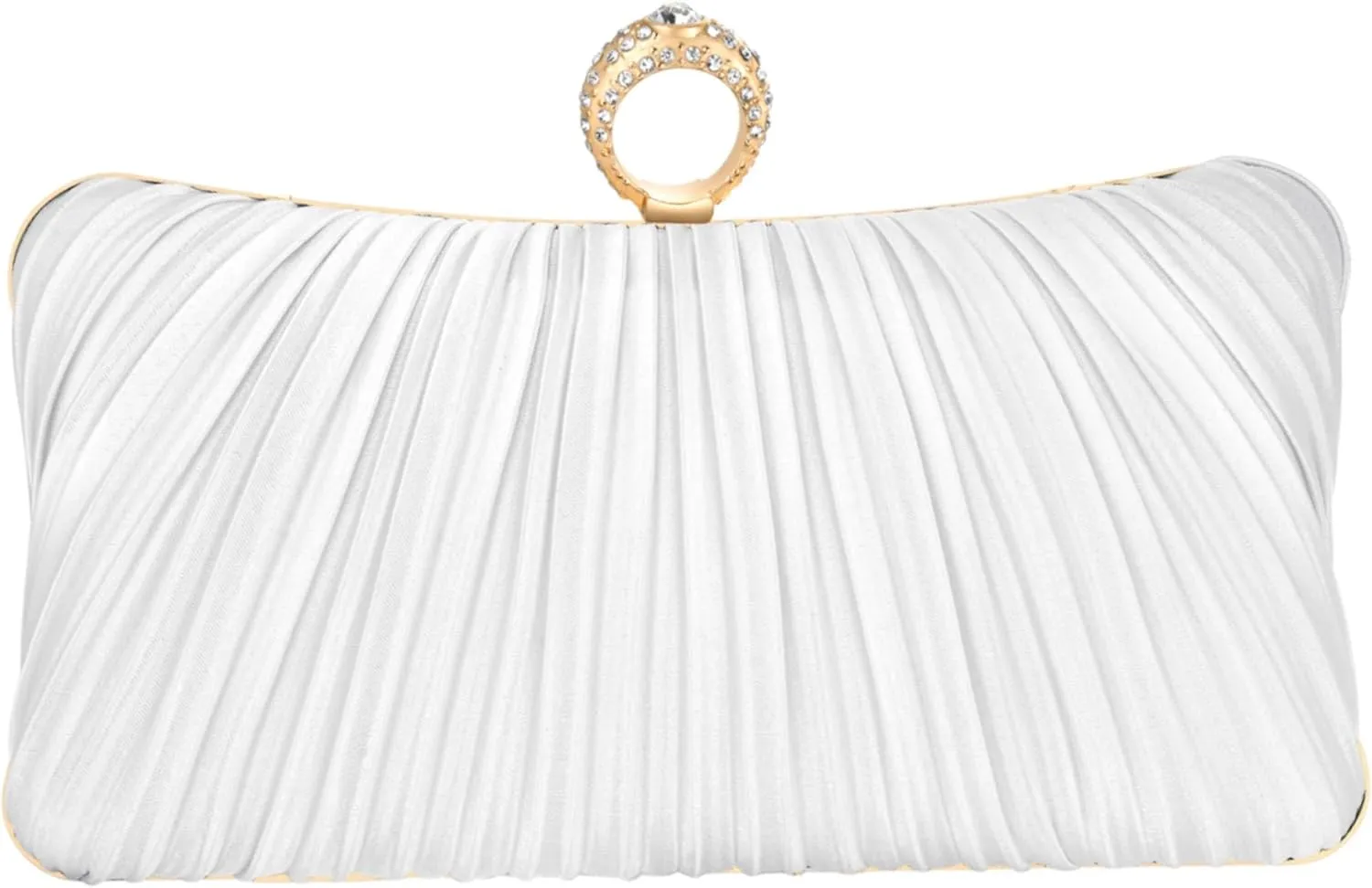 Fashion Women's Evening Bags, Artificial Silk Luxury Handbags with Chain Stylish Purses for Wedding Party