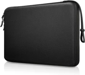FINPAC 15.6-inch Hard Laptop Sleeve Case Compatible with 15.6 Inch Acer Aspire, Shockproof Computer Carrying Case for 15.6 Inch HP Dell Razer Samsung Laptop Chromebook, Black