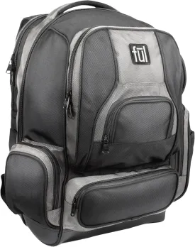 FUL Big Easy 17 Inch Sleeve Laptop Backpack, Padded Computer Bag for Commute or Travel, Black