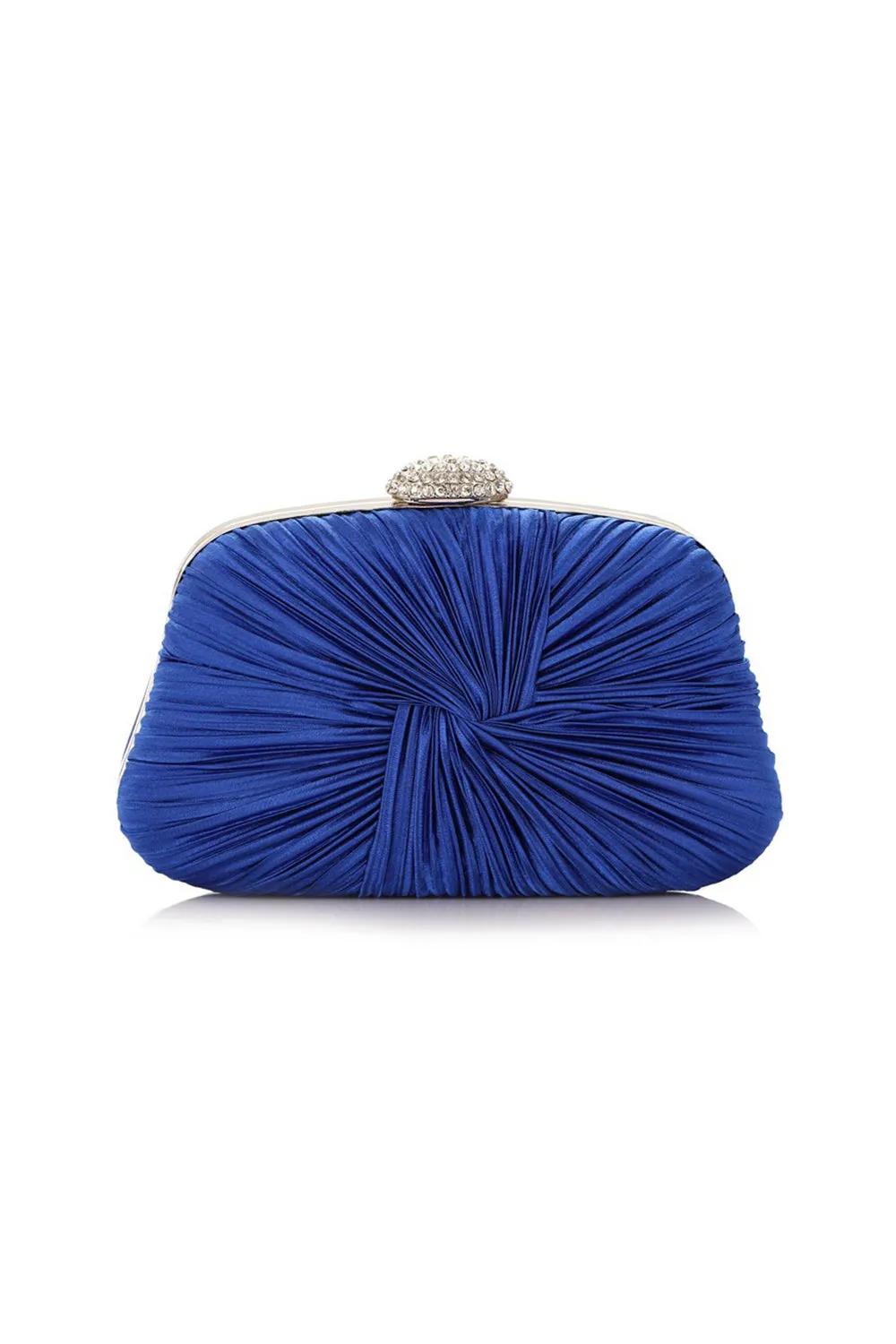 Glitter Ruched Evening Wedding Bridal Clutch Purse