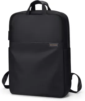 GOLF SUPAGS Travel Laptop Backpack for Women Anti Theft Slim Durable College Bookbag Business Computer Bag Fit 13.3Inch Notebook (Black, 13.3Inch)