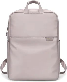 GOLF SUPAGS Travel Laptop Backpack for Women Anti Theft Slim Durable College Bookbag Business Computer Bag Fit 15.6Inch Notebook (Pinkish Grey, 15.6Inch)