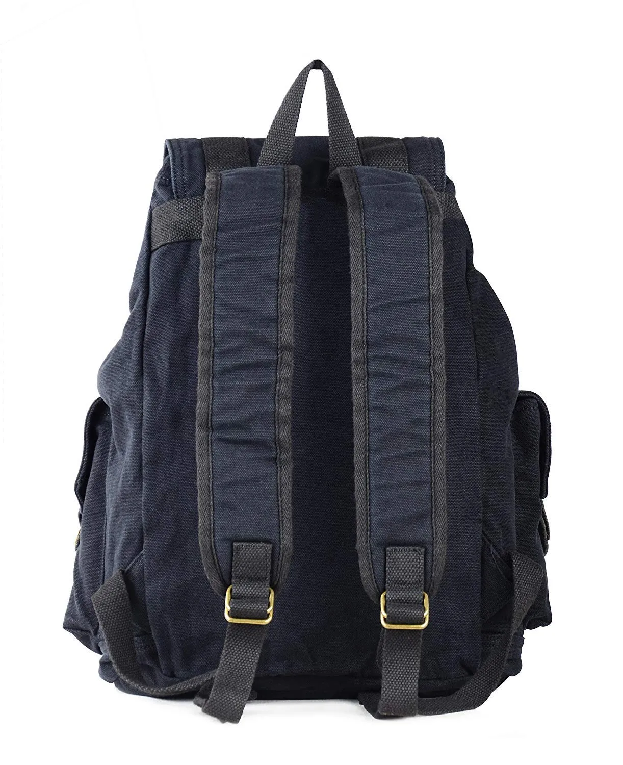 Gootium 21101BLK Specially High Density Thick Canvas Backpack Rucksack,Black