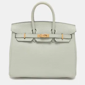 Gris Neve Togo Leather Birkin 25 Bag