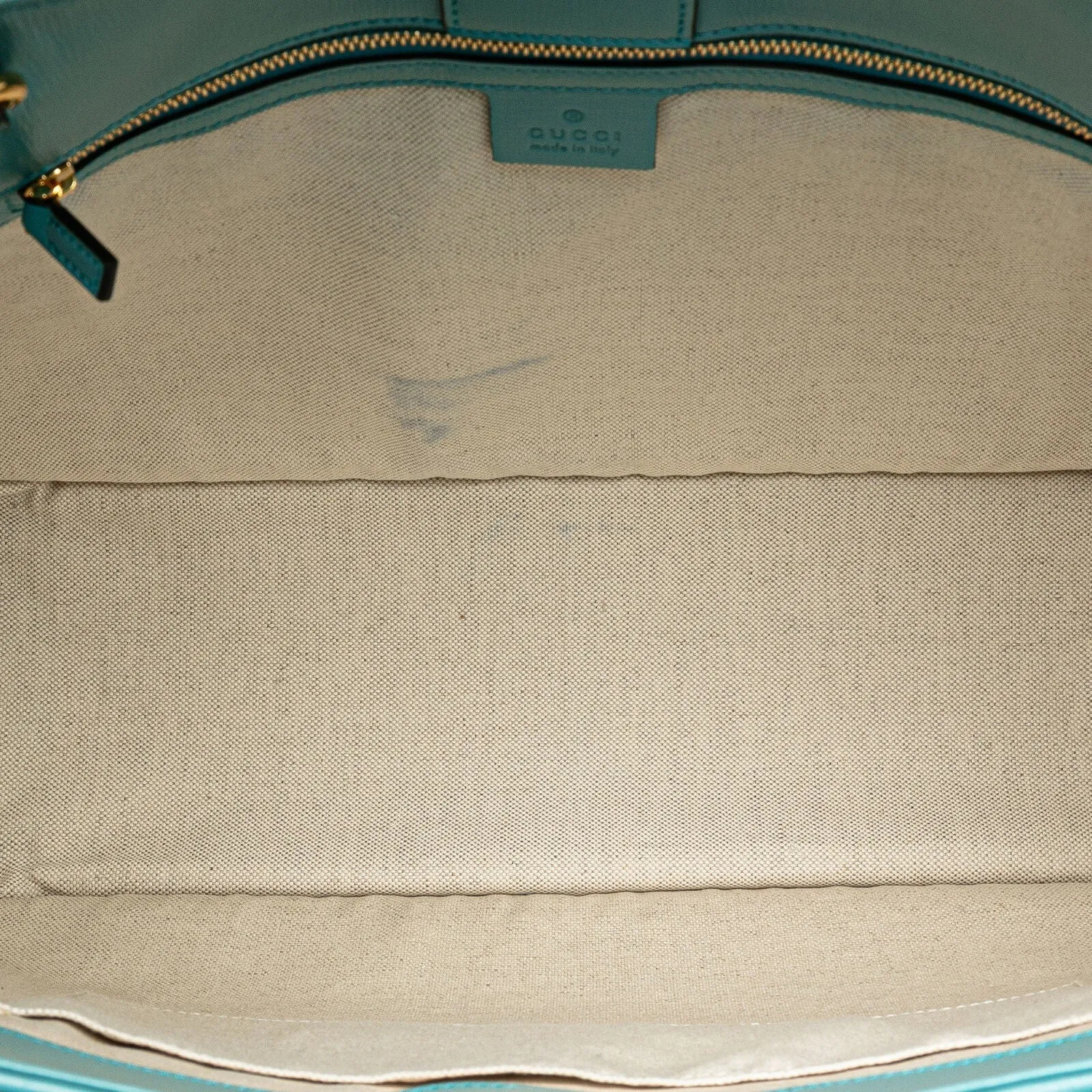 Gucci Horsebit Tote Blue Denim