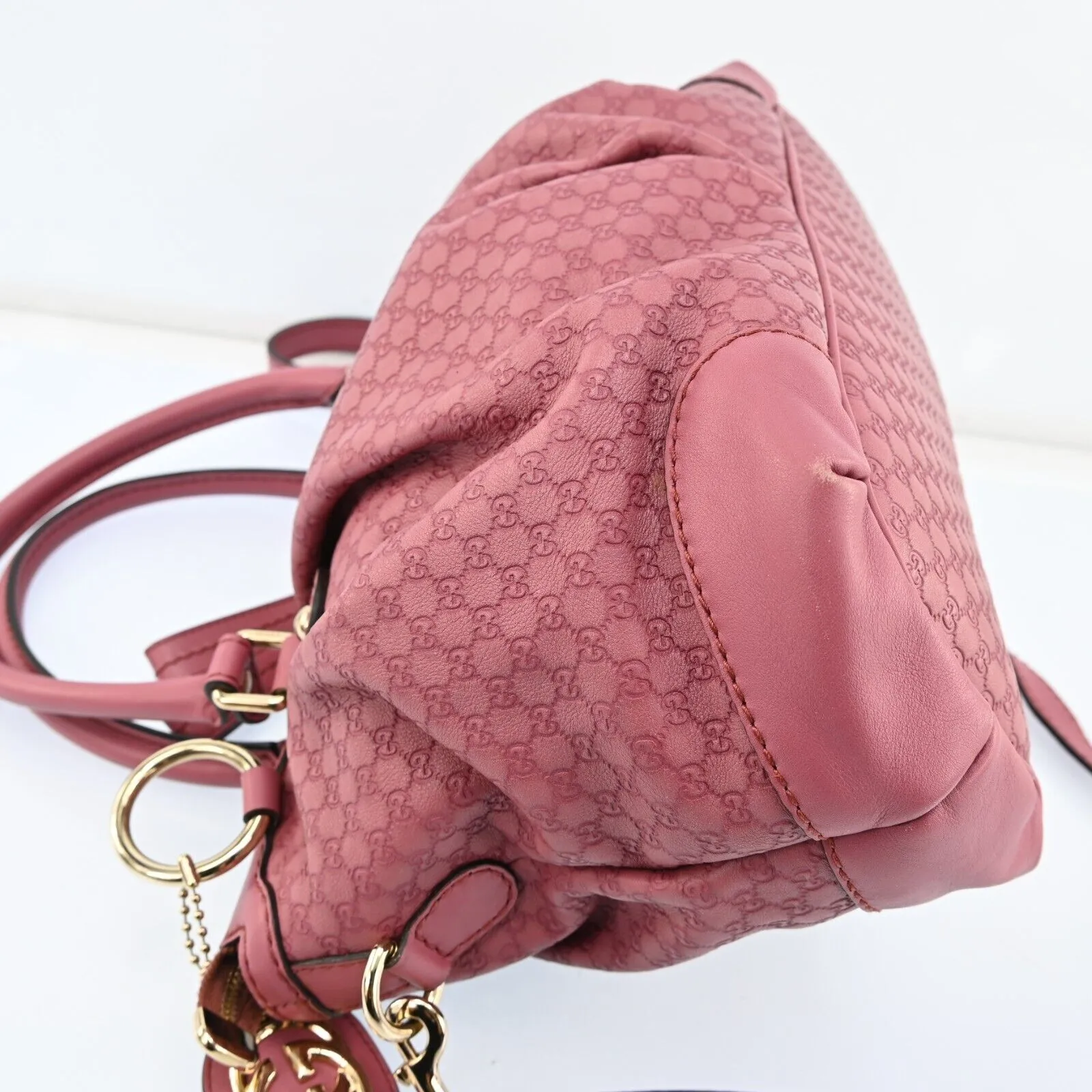 Gucci Sukey Shoulder Tote Bag Gg Leather