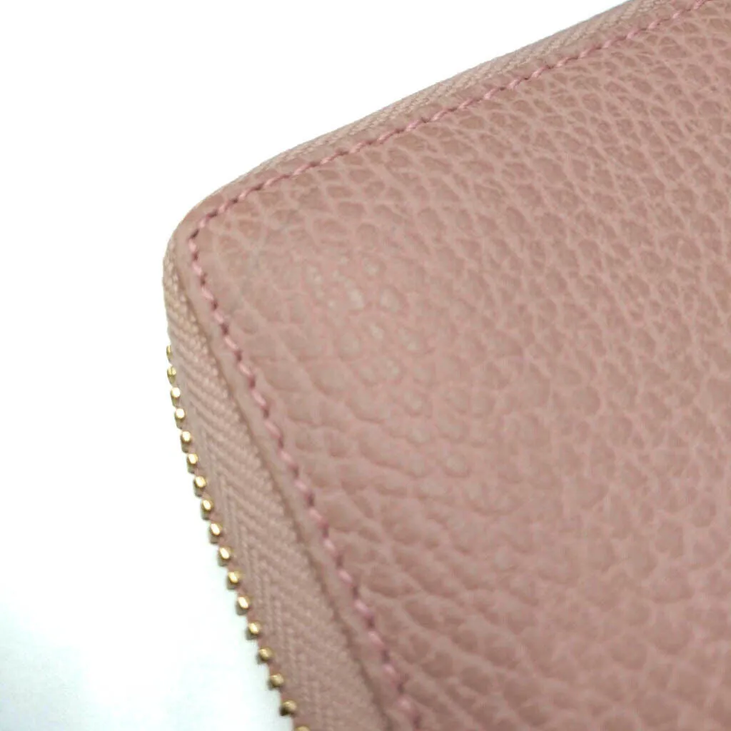Gucci Women's Leather Card Wallet Pink