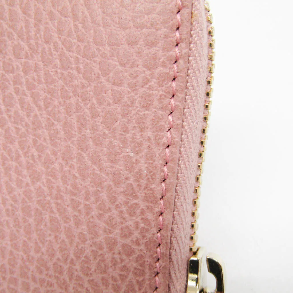 Gucci Women's Leather Card Wallet Pink