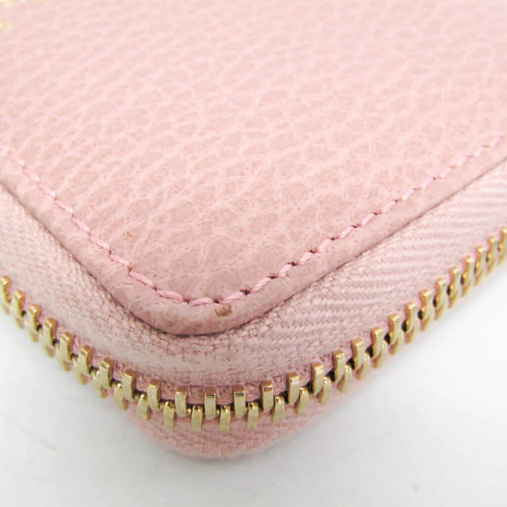 Gucci Women's Leather Card Wallet Pink