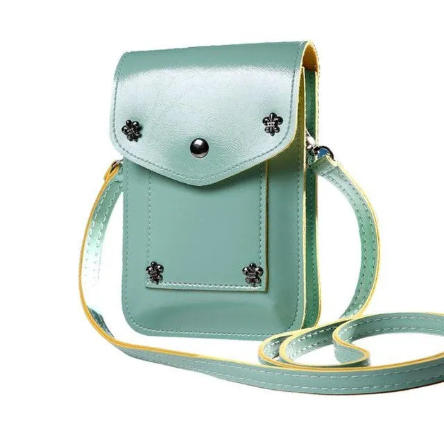 Handbags Leather Women Mini Messenger Bag Handbag Shoulder Bag Women's Zipper Versatile Handbag borsetta donne