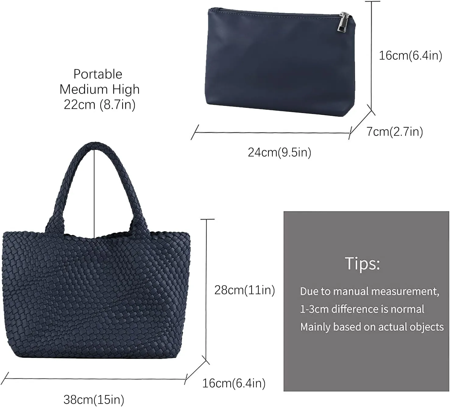 Handmade Woven Bag Satchel Handbag For Women Vegan Leather Tote Bag With Purses Travel Shoulder Bag Underarm Bag