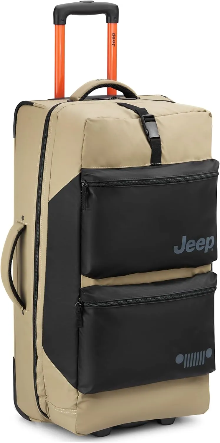 Jeep JS006B Two Wheel Rolling Travel Duffle Bag