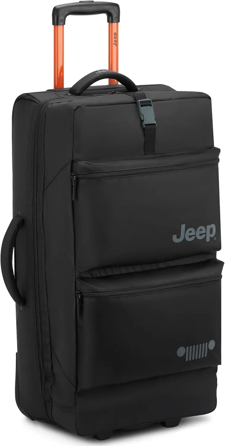 Jeep JS006B Two Wheel Rolling Travel Duffle Bag