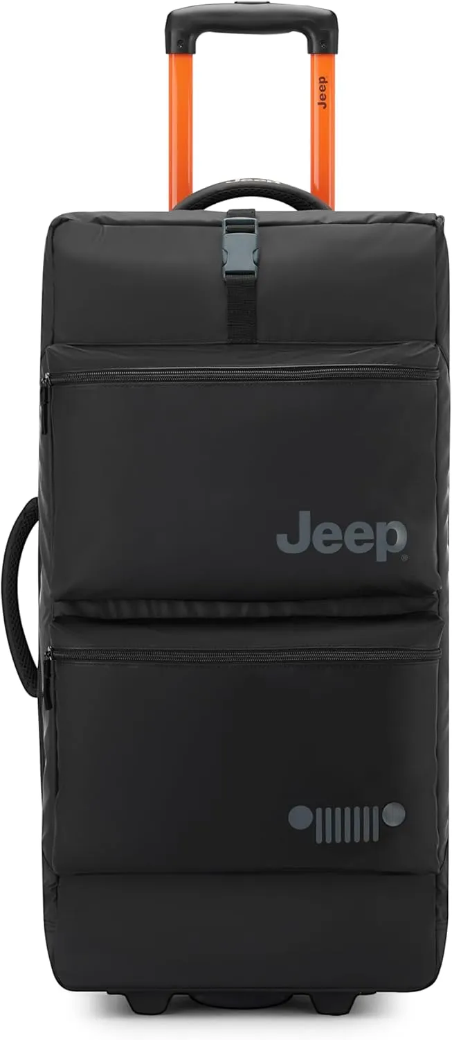 Jeep JS006B Two Wheel Rolling Travel Duffle Bag