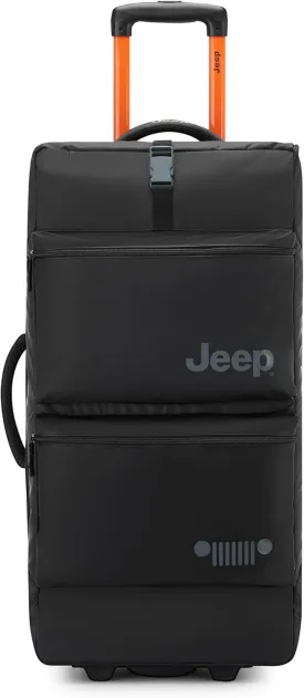 Jeep JS006B Two Wheel Rolling Travel Duffle Bag