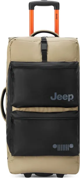 Jeep JS006B Two Wheel Rolling Travel Duffle Bag
