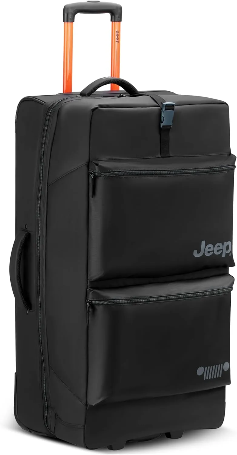 Jeep JS006B Two Wheel Rolling Travel Duffle Bag