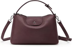 KALIDI Soft Vegan Leather Hobo Bag, Crossbody Purses Satchel for Women with Top Handle