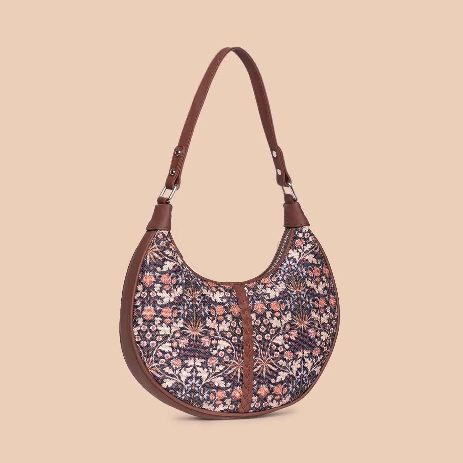 Kashmir Blooms Hobo Bag