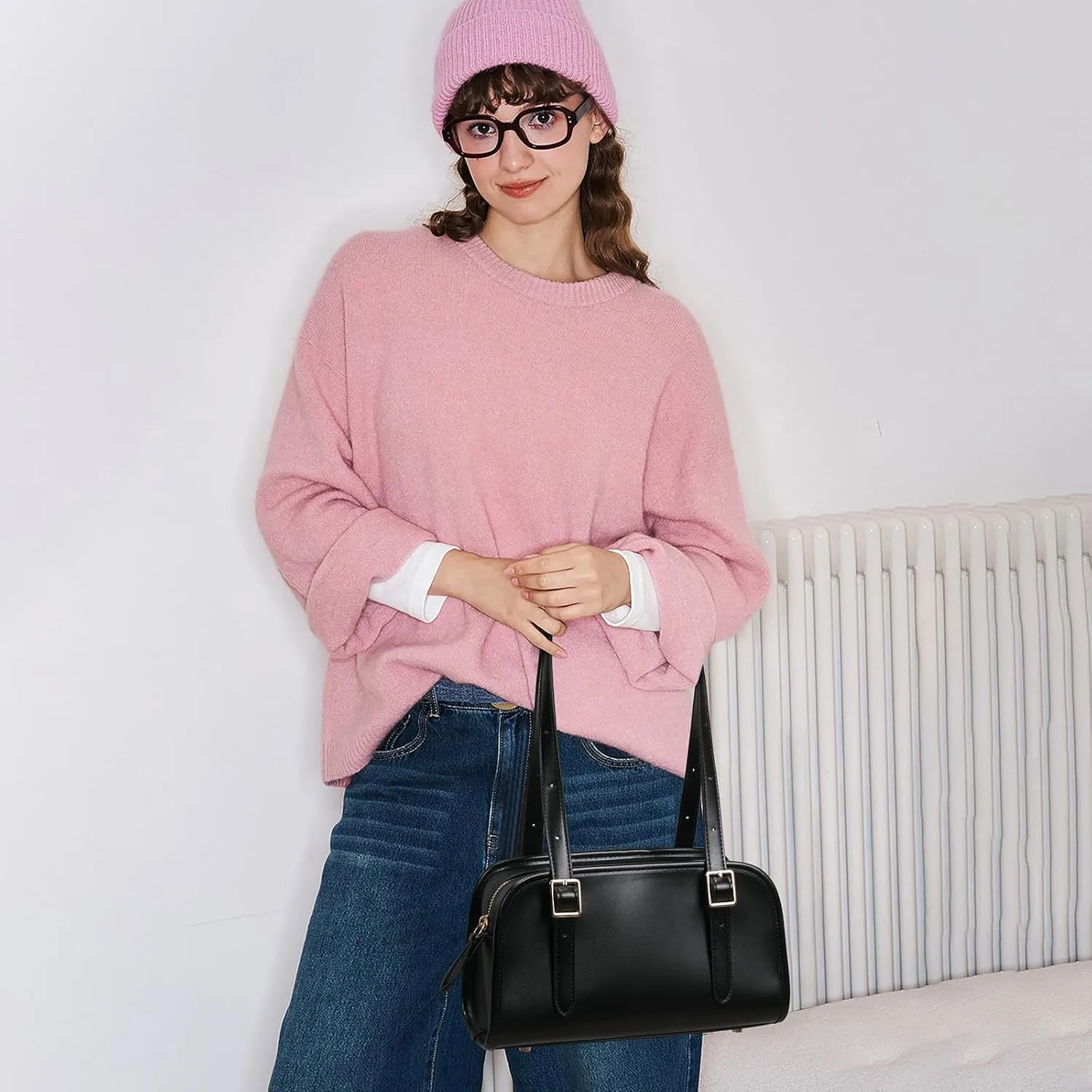 Keyli Double Zip Shoulder Bag fashion handbags purses