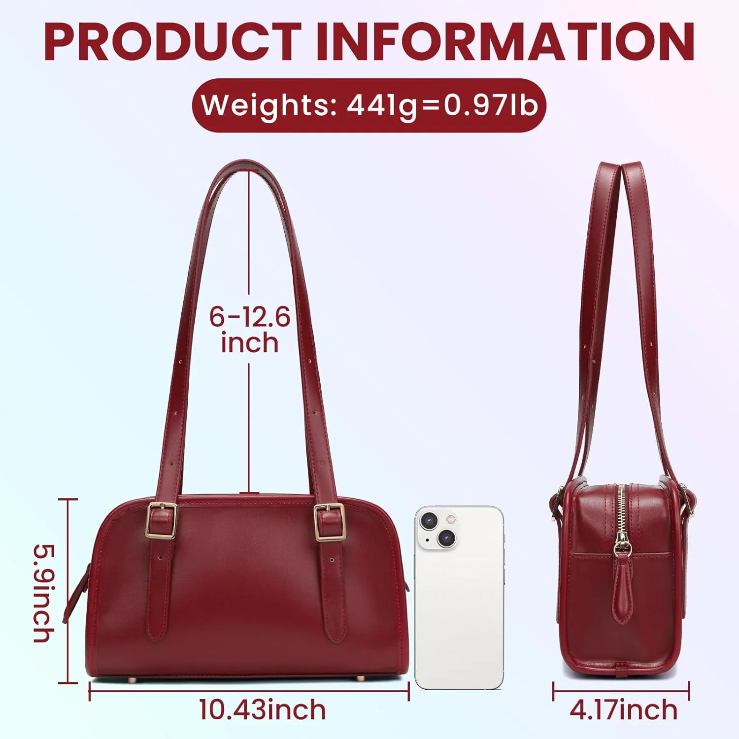 Keyli Double Zip Shoulder Bag fashion handbags purses