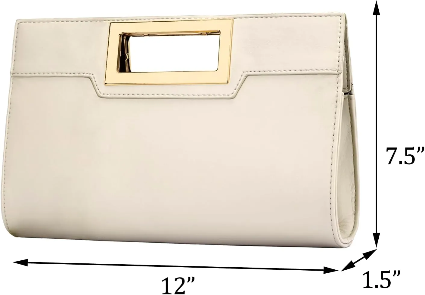 KKXIU Women Clutch Purse Elegant Pleated Evening Bag for Wedding Prom Bridal with Chain Strap