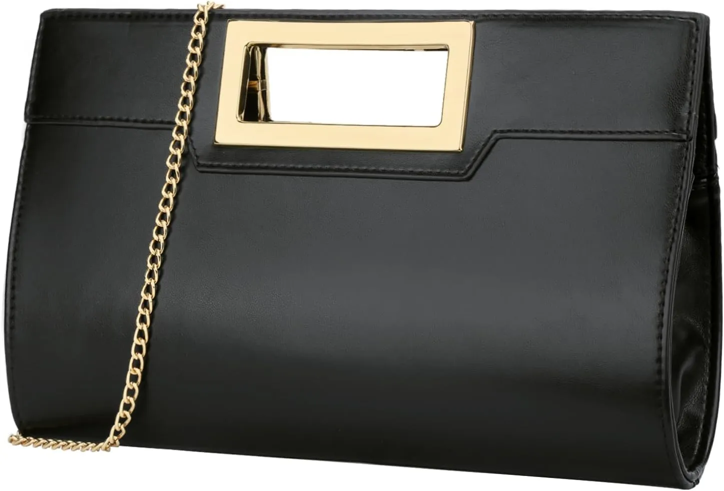 KKXIU Women Clutch Purse Elegant Pleated Evening Bag for Wedding Prom Bridal with Chain Strap
