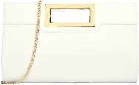 KKXIU Women Clutch Purse Elegant Pleated Evening Bag for Wedding Prom Bridal with Chain Strap