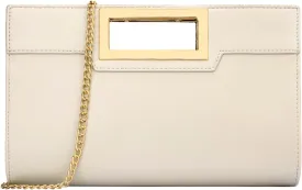 KKXIU Women Clutch Purse Elegant Pleated Evening Bag for Wedding Prom Bridal with Chain Strap