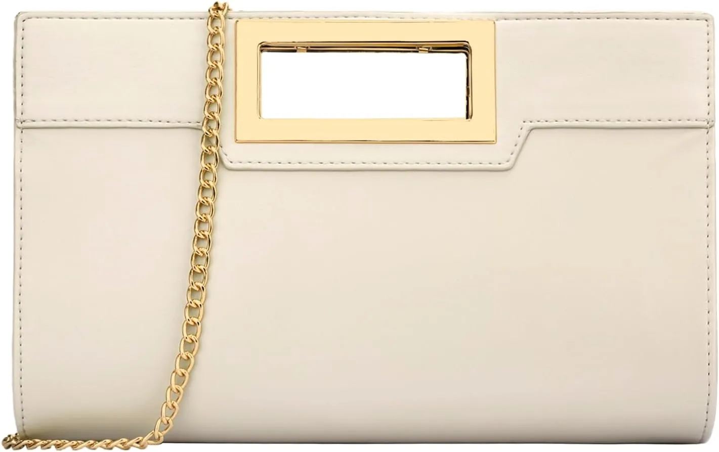 KKXIU Women Clutch Purse Elegant Pleated Evening Bag for Wedding Prom Bridal with Chain Strap