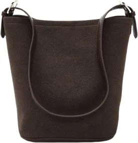 LAORENTOU Canvas Designer Shoulder Bag for Women, Bucket Crossbody Bag for Ladies, Large Capacity Tote Bag