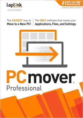 Laplink PCmover Professional | Instant Download | 2 Use | Moves Applications, Files, and Settings to Your New PC