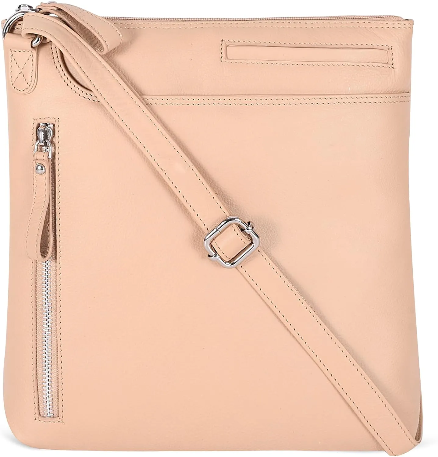 Leather Crossbody Bags for Women - Ladies Sling Handbags - Medium Cross body Purses Handbags - Purses For Women