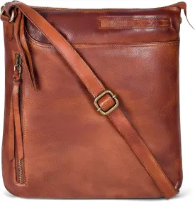 Leather Crossbody Bags for Women - Ladies Sling Handbags - Medium Cross body Purses Handbags - Purses For Women