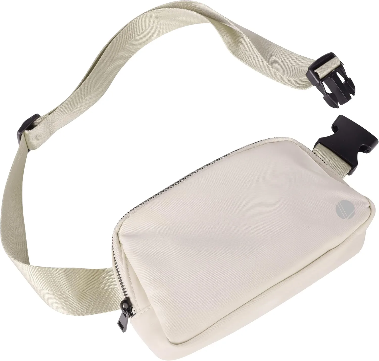 Leotruny Unisex Belt Bag Everywhere Waist Pack Waterproof for Travel Running Hiking (C03-Beige)