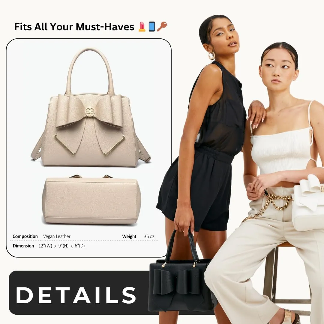Like Dreams Small Purses for Women | Vegan Leather Cute Bow Purse | Elegant Crossbody Small Handbags for Women
