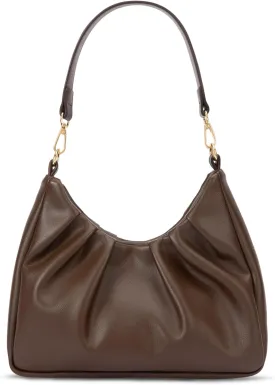 LIVACASA Shoulder Bags for Women, Cute Soft Small Clutch Purses,PU Leather Hobo Crossbody Tote Dumpling Bags with Pockets