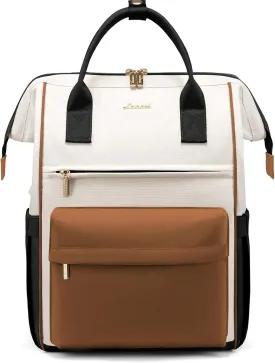 LOVEVOOK Laptop Backpack for Women Men, Teacher Nurse Work Bag Waterproof Fashion Travel Backpack Purse, 17.3 Inch Computer Backpack with USB Port
