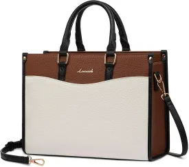 LOVEVOOK Purses for Women Purses and Handbags Tote Bag for Women Trendy Top Handle Satchel Crossbody Bag with Matching Clutch