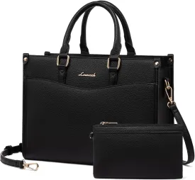 LOVEVOOK Purses for Women Purses and Handbags Tote Bag for Women Trendy Top Handle Satchel Crossbody Bag with Matching Clutch
