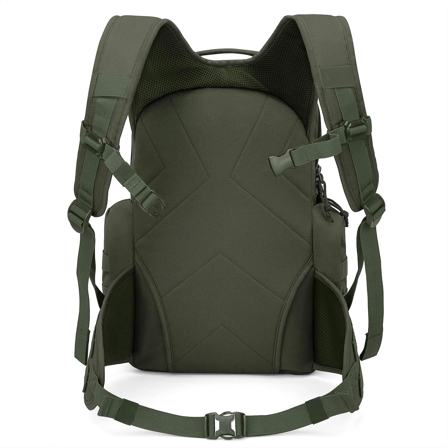 Mardingtop 28L Tactical Backpacks Molle Hiking daypacks for Camping Hiking Military Traveling 28L-Army Green