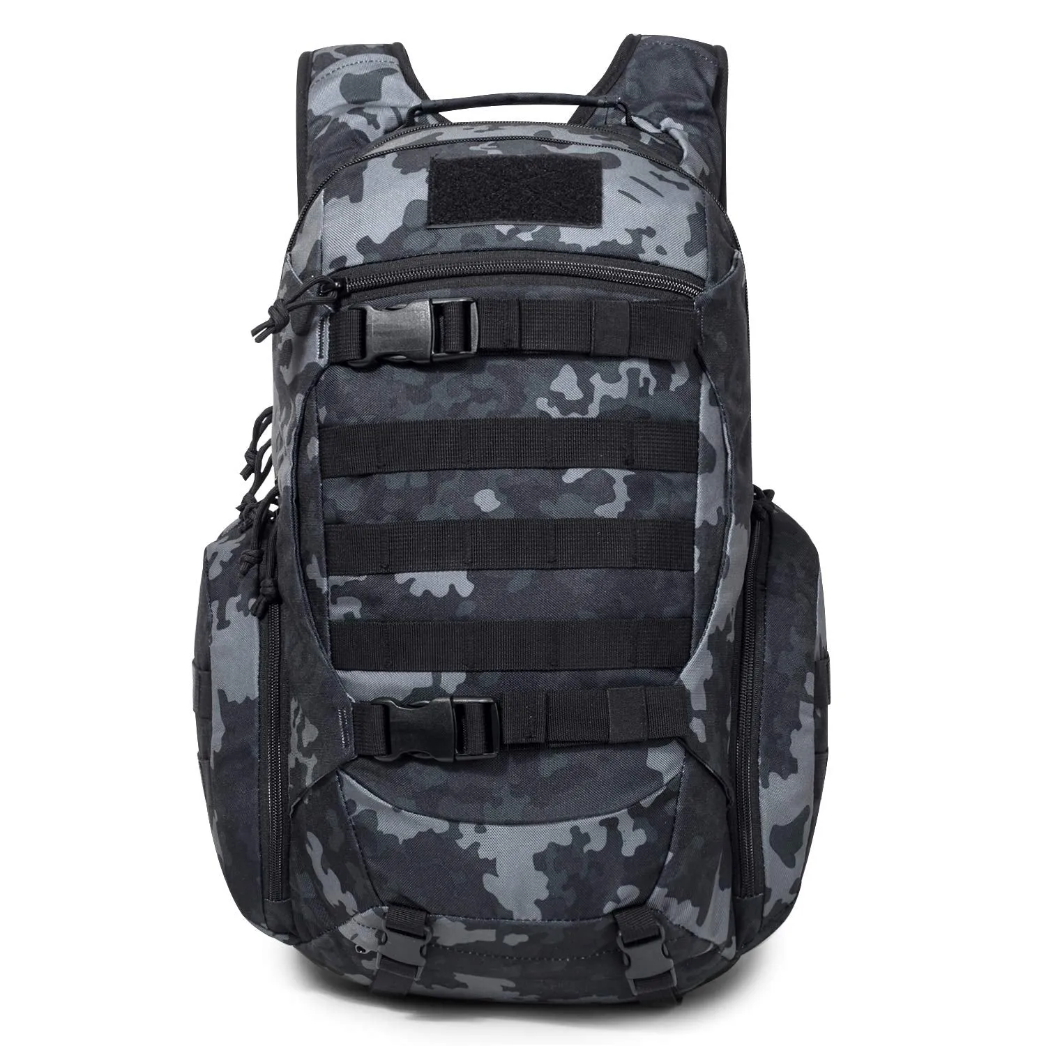 Mardingtop 28L Tactical Backpacks Molle Hiking daypacks for Camping Hiking Military Traveling Motorcycle (28L-Black Multicam)