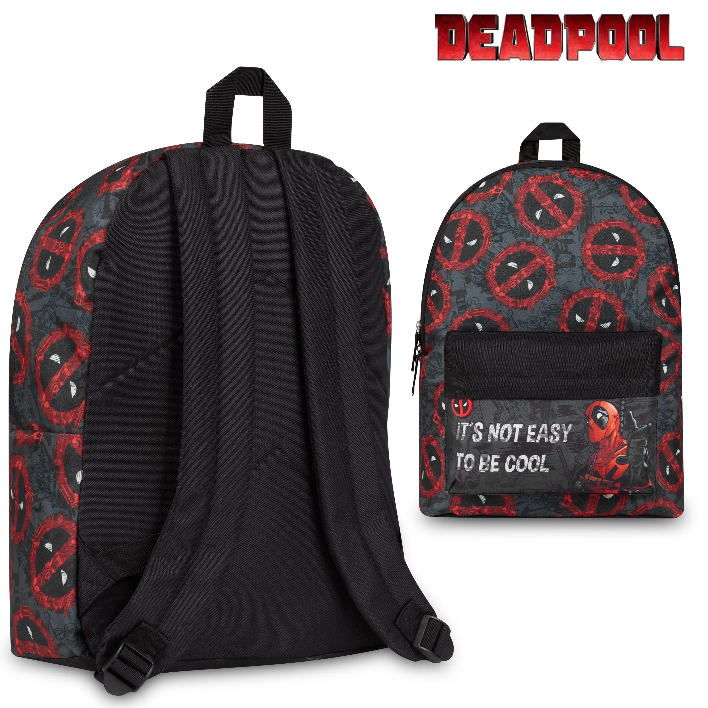 Marvel Boys Backpack Kids School Bag for Boys - DEADPOOL