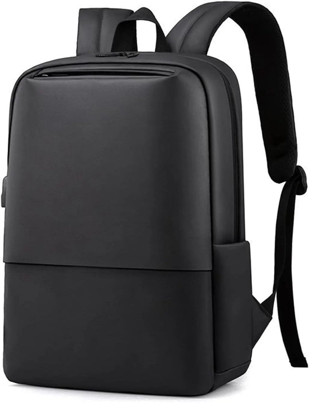 Men Business Backpack with USB Charging Port Women Daypacks College Bag Backpack Bag Men Daypacks College Travel Essentials Rucksack Black
