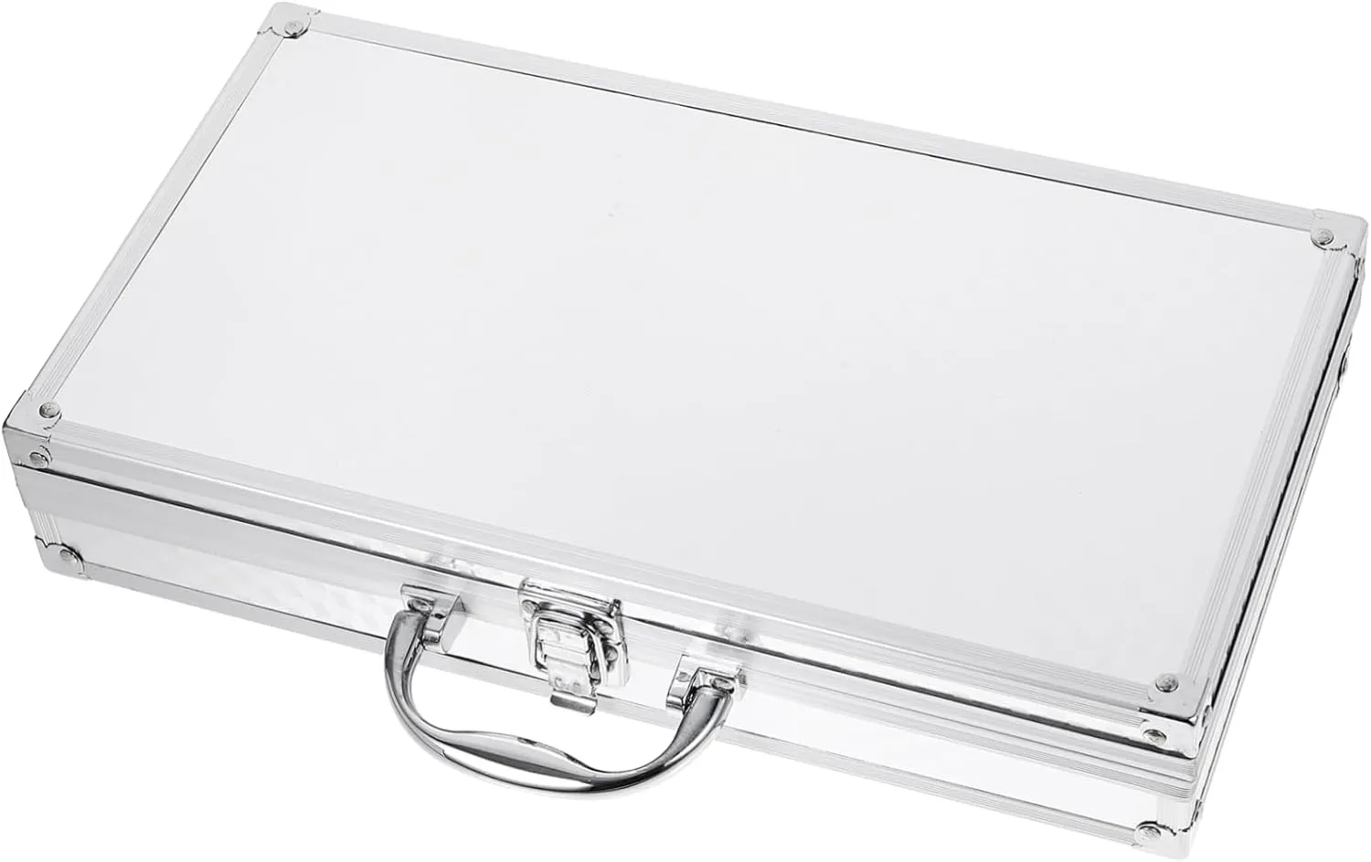 Mikinona Aluminum Tool Box Small Portable Toolbox Aluminum Case Hard Shell Storage