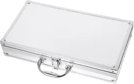 Mikinona Aluminum Tool Box Small Portable Toolbox Aluminum Case Hard Shell Storage