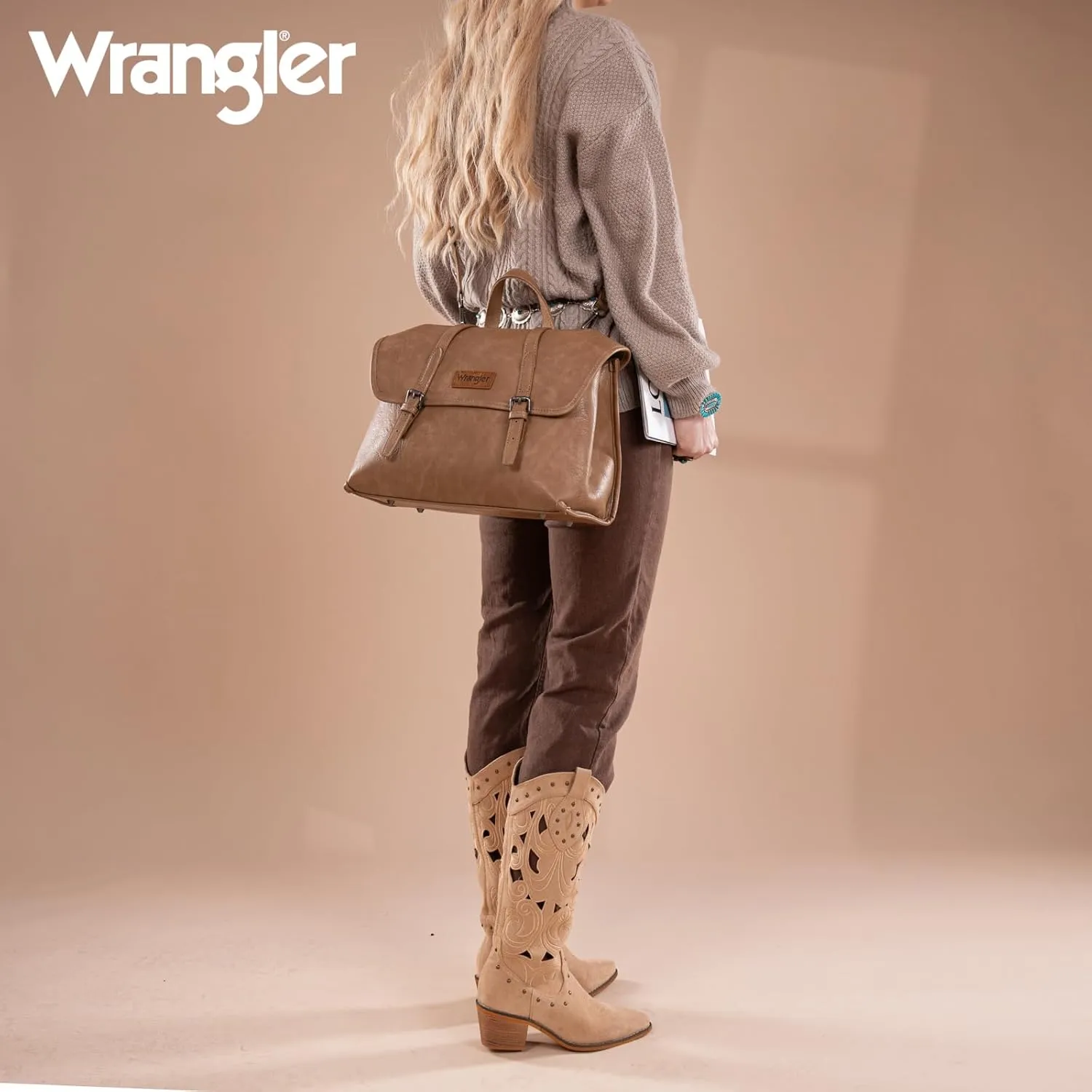Montana West Wrangler Convertible Backpack for Women Briefcase Messenger Bag Professional Computer Work Bag for Business/Travel/Office