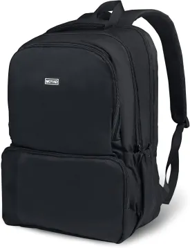 Moyad Travel Laptop Backpack Water-Repellent, Extra Large Business Computer Backpacks Daypack Airline Approved Work Bag Fit 17 Inch Laptops/Tablet for Men Women, Black